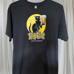 American Apparel HOPCAT BAR&GRILL 50/50 Shirt Size Medium